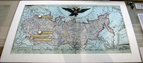 Места ссылок Т.Г. Шевченко на карте Российской империи. Киевский музей Шевченко