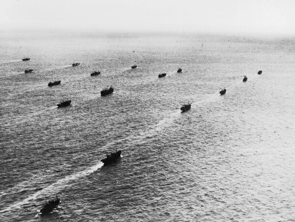 Британский конвой в Северной Атлантике, 1943 год