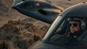 Дональд Трамп в кабине самолета (сгенерировано ИИ)