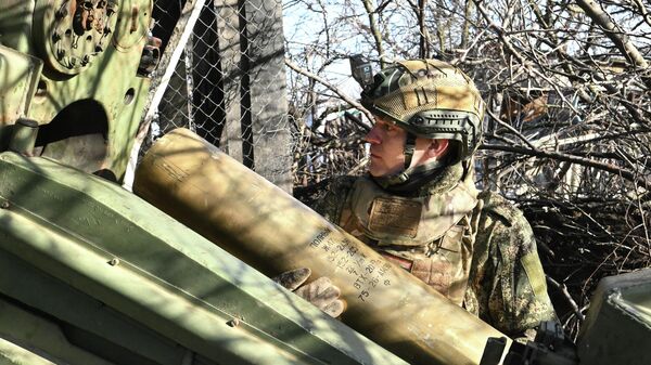 Боевая работа расчета пушки Гиацинт-С на Днепропетровском направлении СВО