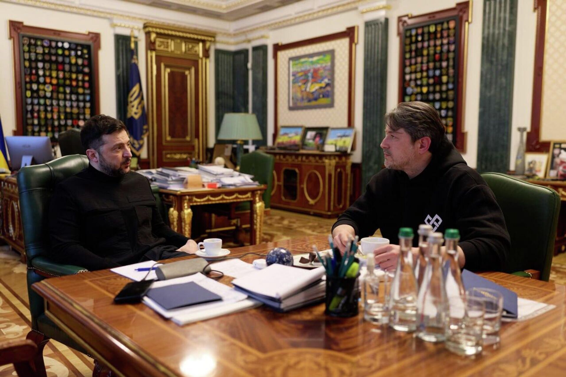 Владимир Зеленский и Сергей Притула - РИА Новости, 1920, 11.03.2026