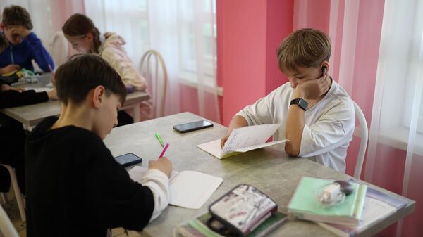 Дети из Белгородской области в санатории Анапы