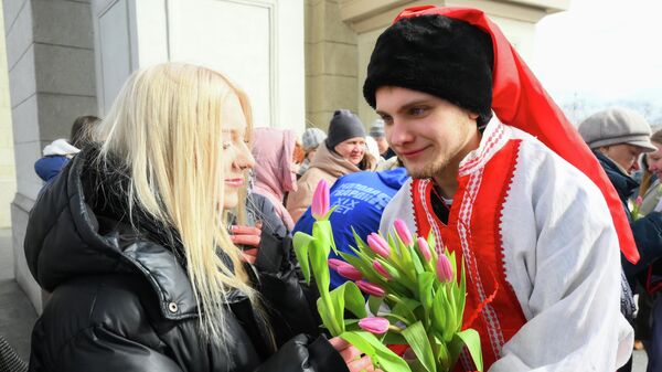 Празднование Международного женского дня в России Празднование Международного женского дня в России