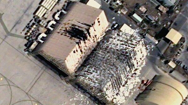 На спутниковых снимках — последствия иранских ударов по американской военной базе Ад-Дафра в ОАЭ; На спутниковых снимках — последствия иранских ударов по американской военной базе Ад-Дафра в ОАЭ;