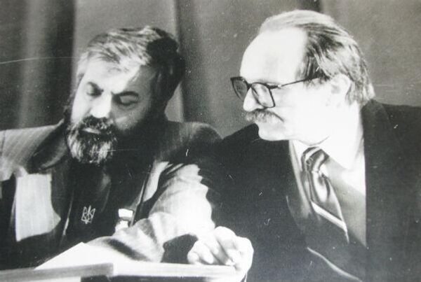 Лесь Танюк и Вячеслав Черновол