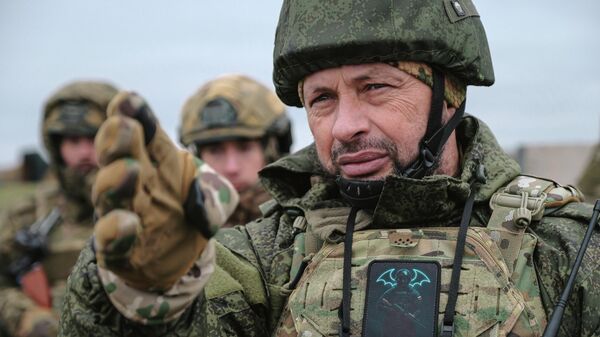 Тренировка группировки войск Днепр в Запорожской области