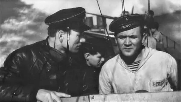 Борис Андреев в фильме Я - черноморец