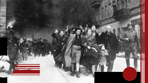 Вывоз евреев из Варшавского гетто. Апрель-май 1943 года. Вывоз евреев из Варшавского гетто. Апрель-май 1943 года.