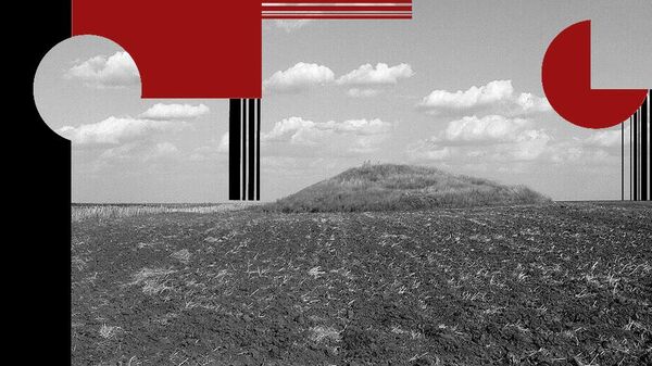 Курган около г. Васильевка Запорожской области России