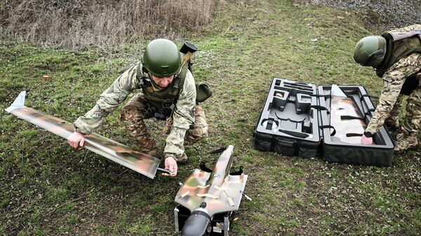 Боевая работа расчета БПЛА ZALA Z-16 группировки войск Центр на Добропольском направлении СВО