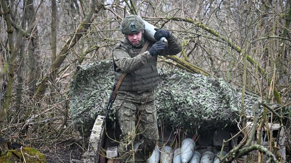 Боевая работа расчета пушки Гиацинт-С группировки войск Центр на Добропольском направлении СВО