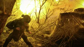 Боевая работа расчета пушки Гиацинт-С группировки войск Центр на Добропольском направлении СВО