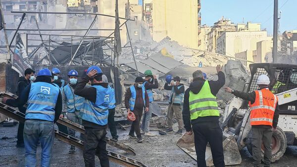 Последствия авиаудара Израиля по Бейруту