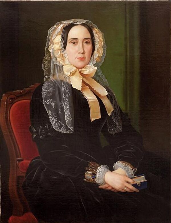 Сергей Зарянко Портрет Ю.М. Грейг. Середина XIX в.