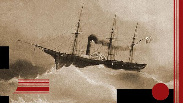 Иван Айвазовский Пароход Метеор