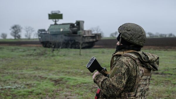 Боевая работа расчёта ЗРК Тор-М2 на Запорожском направлении