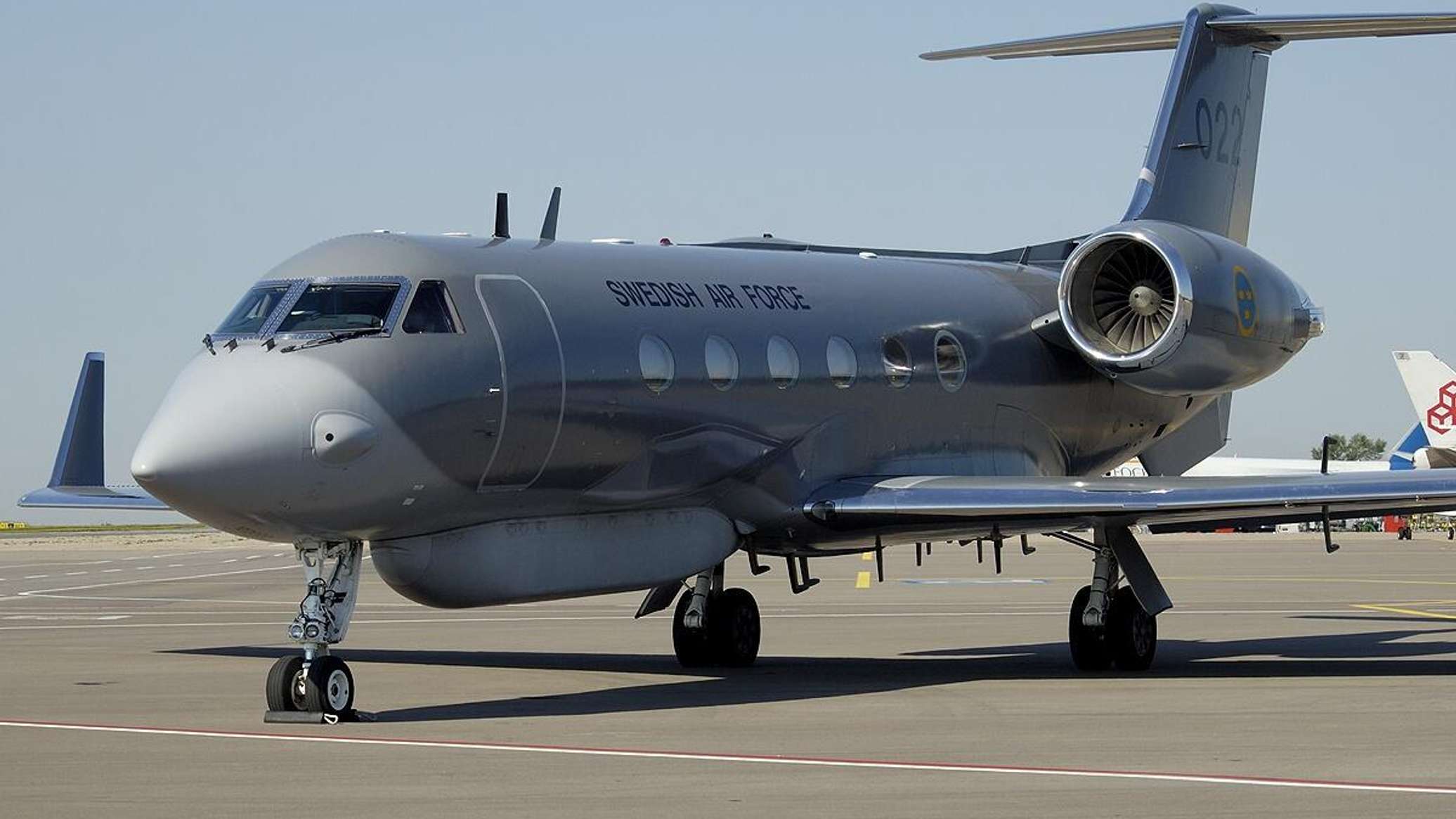Шведский Gulfstream S102B начал разведку над Черным морем