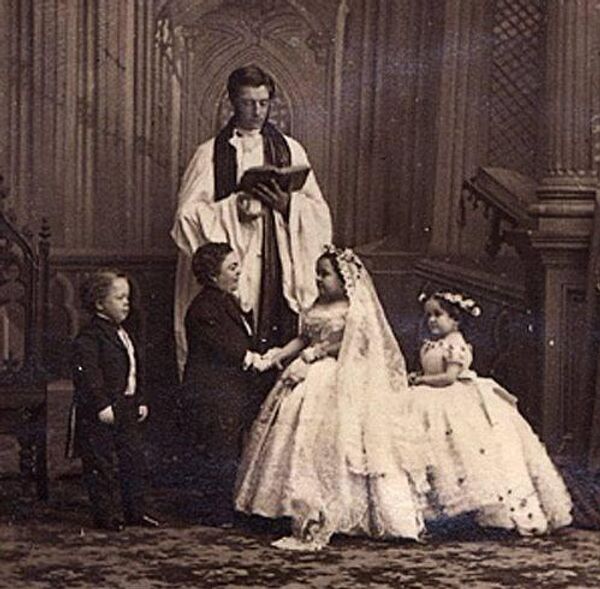 Цирк Барнума. Свадьба лилипутов 