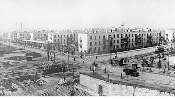 Запорожье. Строительство Соцгорода. Фото из социальных сетей