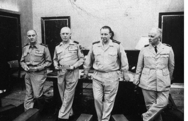Генералы Жуо, Салан, Шалль и Зеллер — лидеры Апрельского путча 1961 года