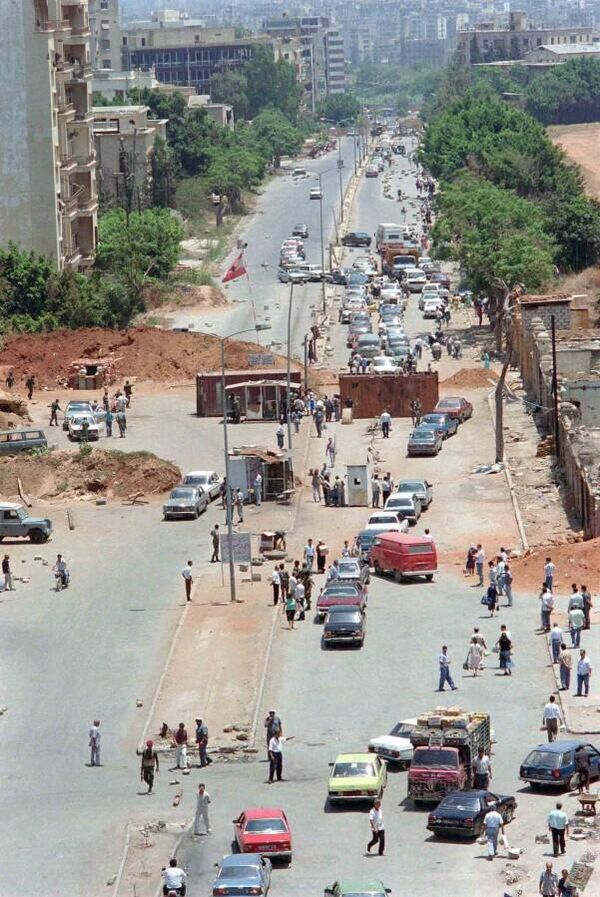 Гражданская война в Ливане. Блок-пост