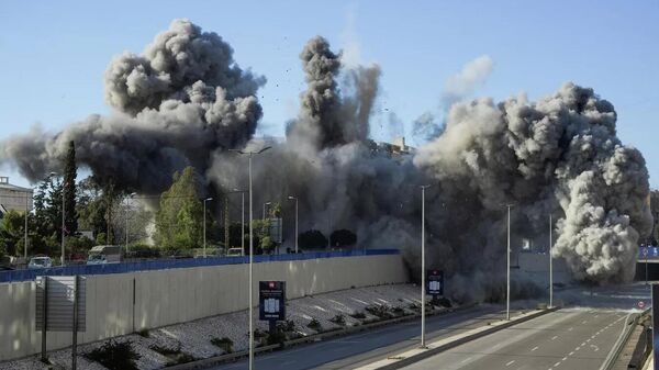 Израильский авиаудар по зданию в Бейруте, Ливан