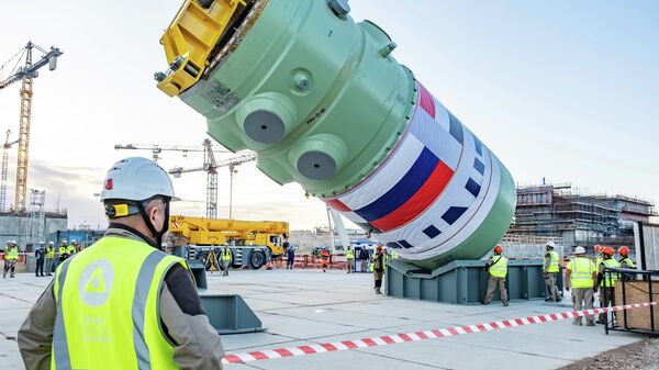 Президент Владимир Путин дал старт установке корпуса реактора АЭС Эль-Дабаа