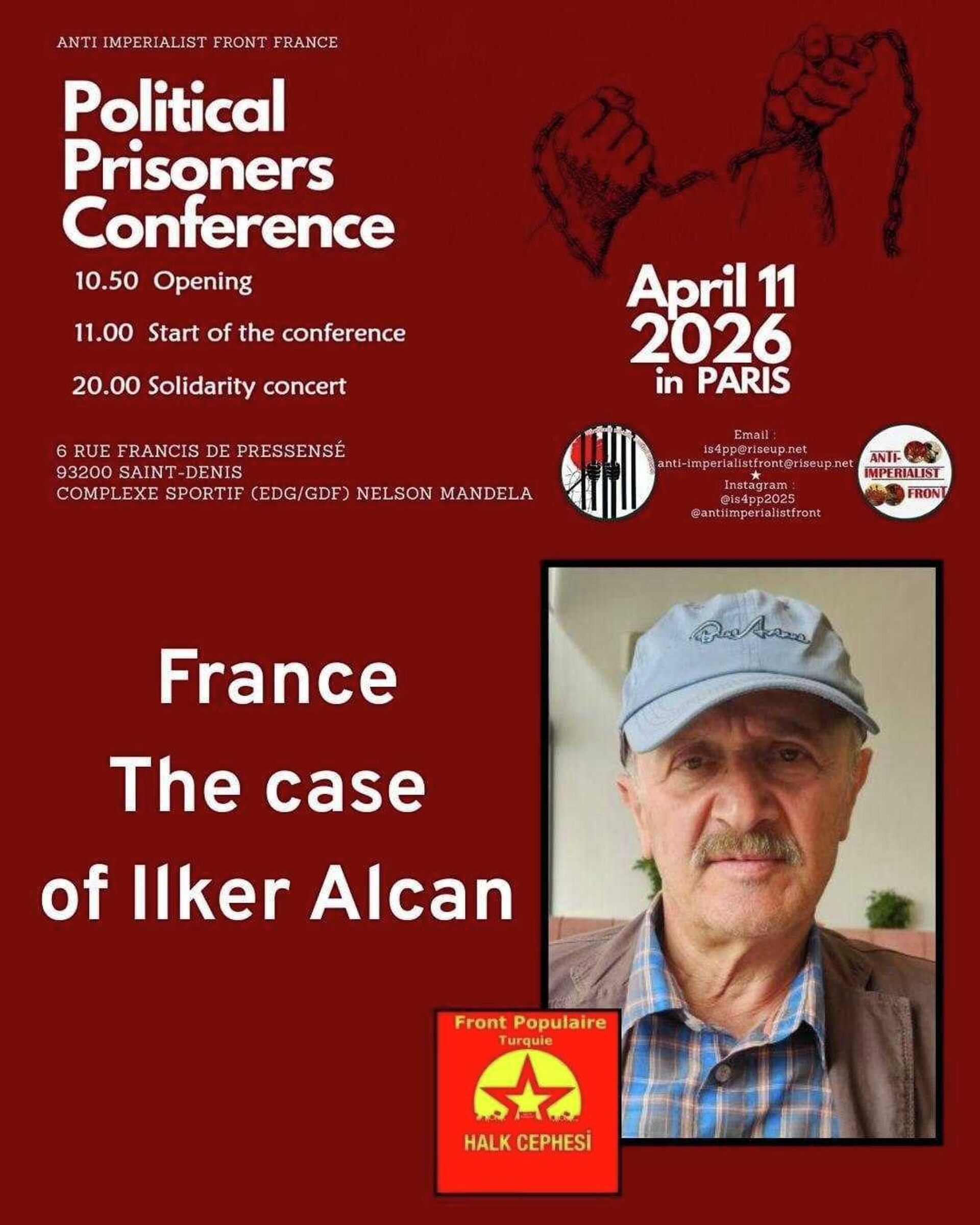 Постер в поддержку Илкера Алкана - РИА Новости, 1920, 15.04.2026