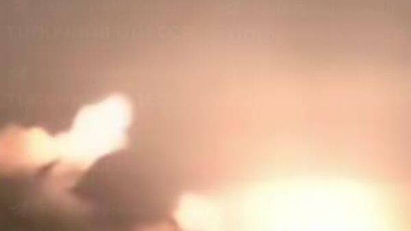 Кадры прилётов в Одессе в районе порта