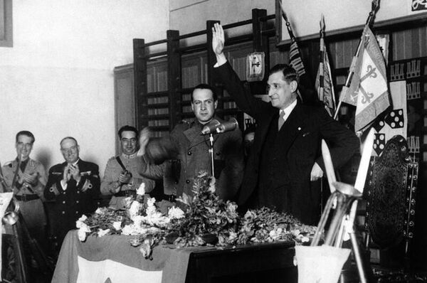 Антониу ди Оливейра Салазар. Лиссабон, 1938 год