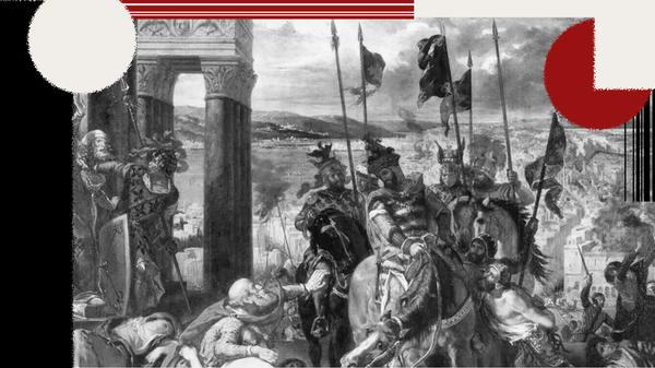 Фердинан Делакруа Взятие Константинополя крестоносцами, 1840 год