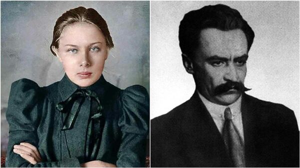 Надежда Крупская и Борис Герман