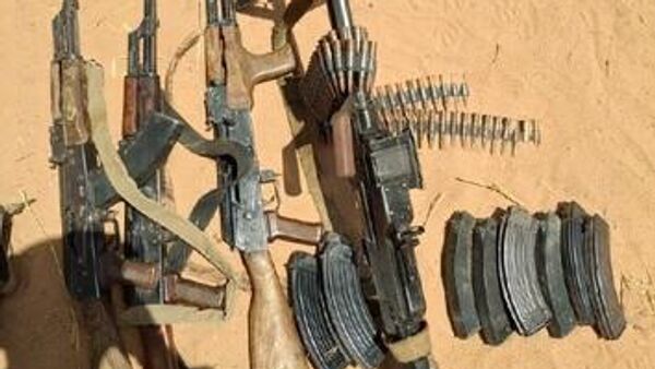 военные трофеи, захваченные у террористов в Мали
