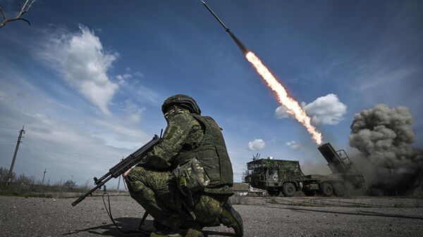 Боевая работа артиллеристов группировки войск Запад на Купянском участке фронта