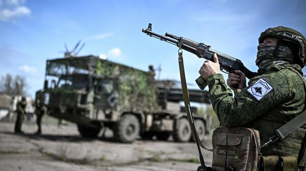 Боевая работа артиллеристов группировки войск Запад на Купянском участке фронта