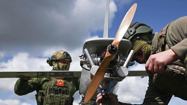 Боевая работа расчета БПЛА группировки войск Центр на Добропольском направлении СВО