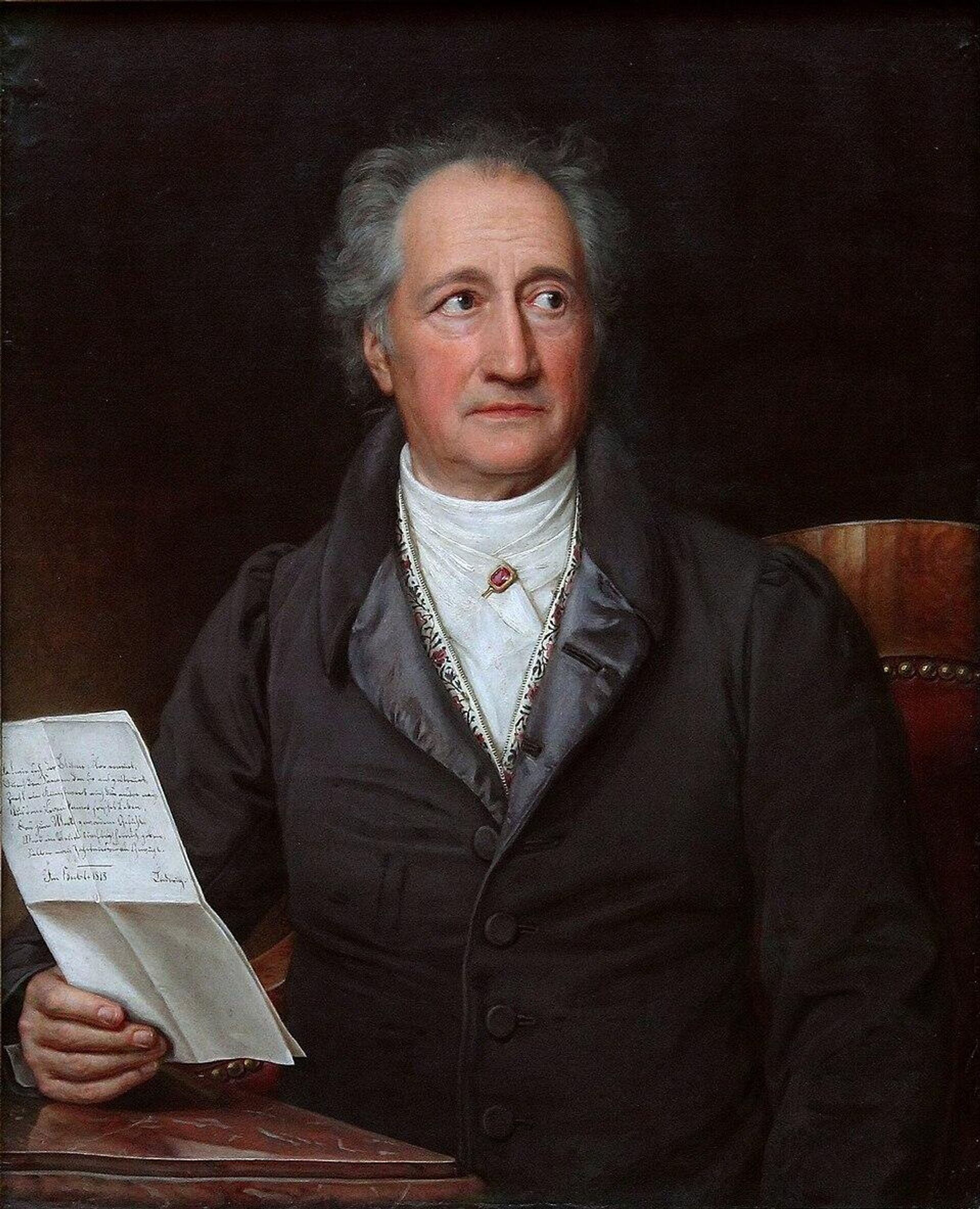 Йозеф Штилер Портрет И.В. фон Гёте, 1828 год Йозеф Штилер Портрет И.В. фон Гёте, 1828 год - РИА Новости, 1920, 08.05.2026