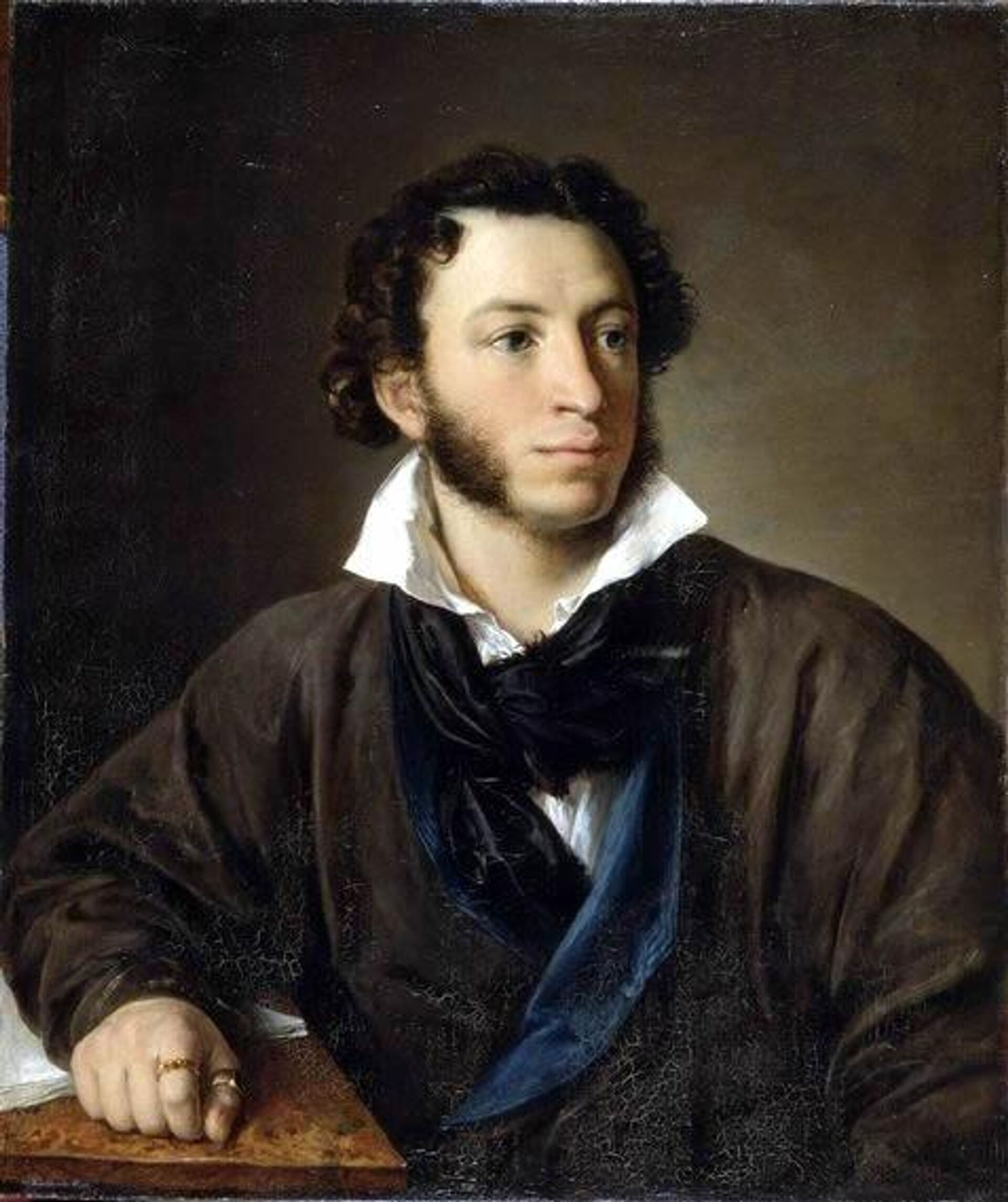 Василий Тропинин Портрет А.С. Пушкина, 1827 год - РИА Новости, 1920, 13.05.2026