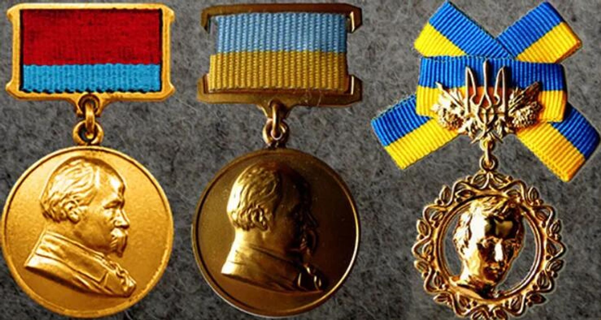 Шевченковские медали разных лет Шевченковские медали разных лет - РИА Новости, 1920, 15.05.2026