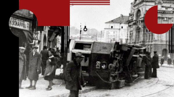 Последствия боёв во Львове. Апрель 1936 года