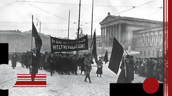 Демонстрация в Берлине, ноябрь 1918 года Демонстрация в Берлине, ноябрь 1918 года