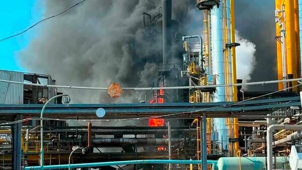 ‼ Взрыв прогремел на НПЗ крупнейшей нефтегазовой компании Венгрии MOL