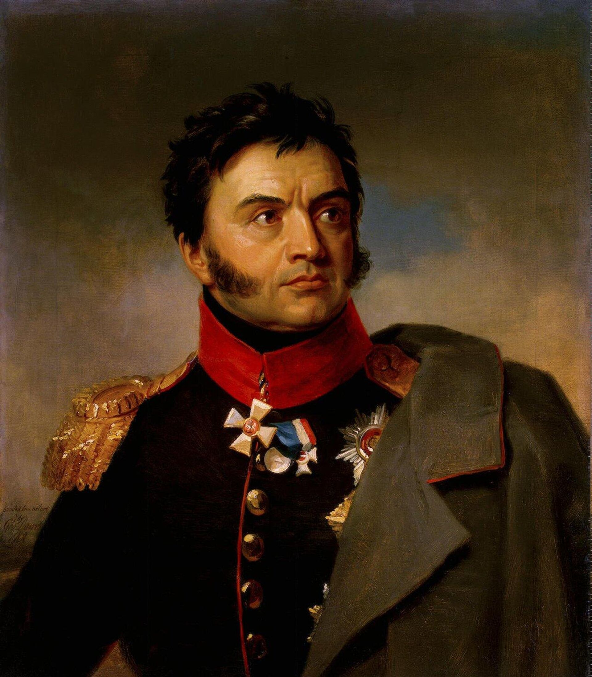 Джордж Доу Портрет Николая Николаевича Раевского, 1828 год Джордж Доу Портрет Николая Николаевича Раевского, 1828 год - РИА Новости, 1920, 26.05.2026