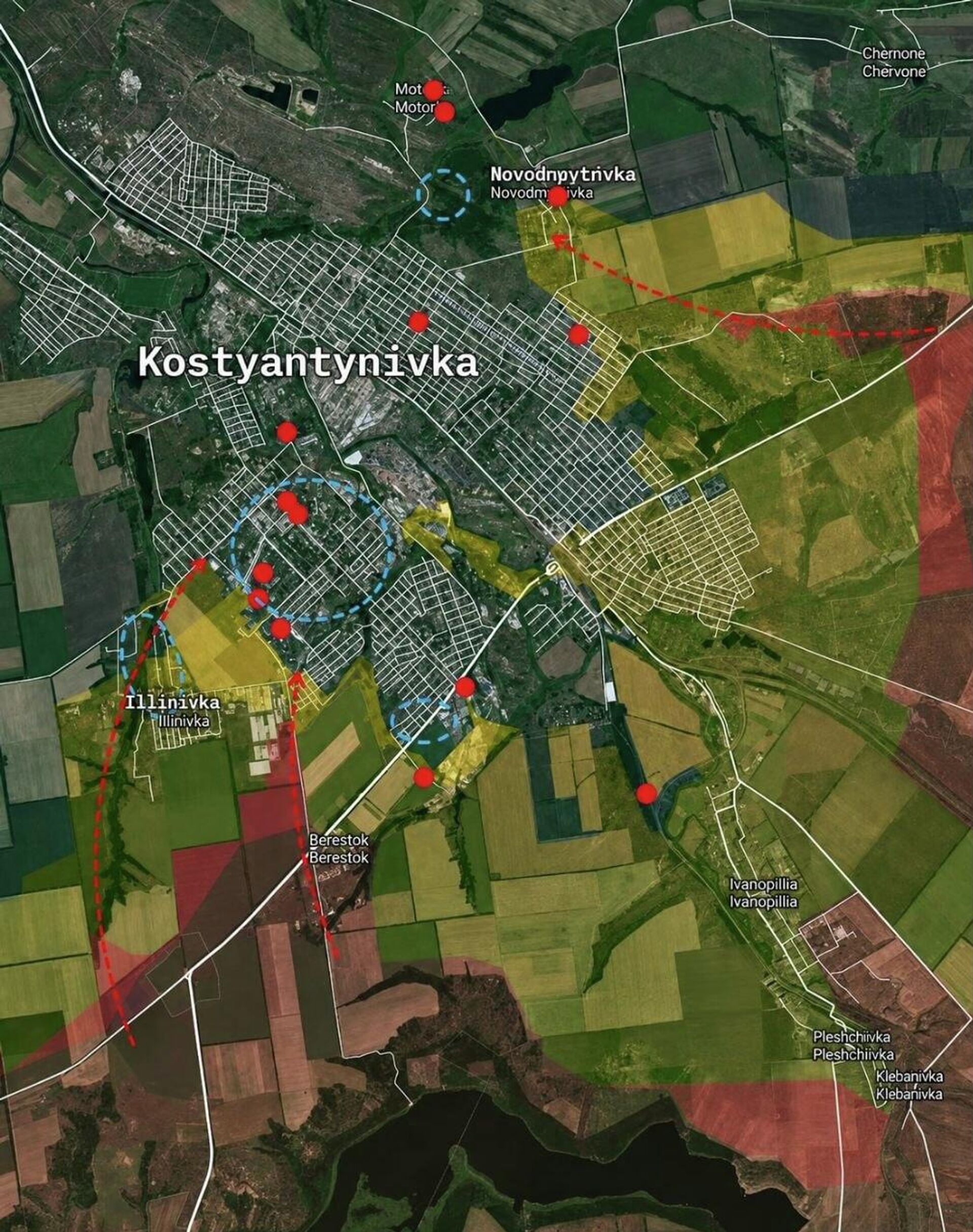 ‼ Ситуация в Константиновке для ВСУ заметно ухудшается: украинские источники фиксируют усиление давления российских подразделений и активные действия штурмовых групп на флангах, включая проникновения в городскую застройку - РИА Новости, 1920, 27.05.2026