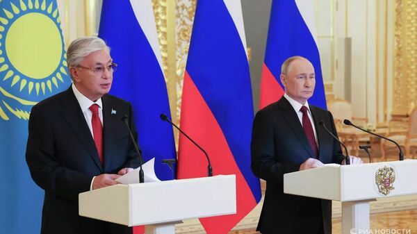 Владимир Путин и Касым-Жомарт Токаев
