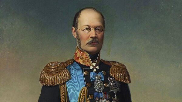 Егор Ботман Портрет князя Михаила Дмитриевича Горчакова, 1871 год 