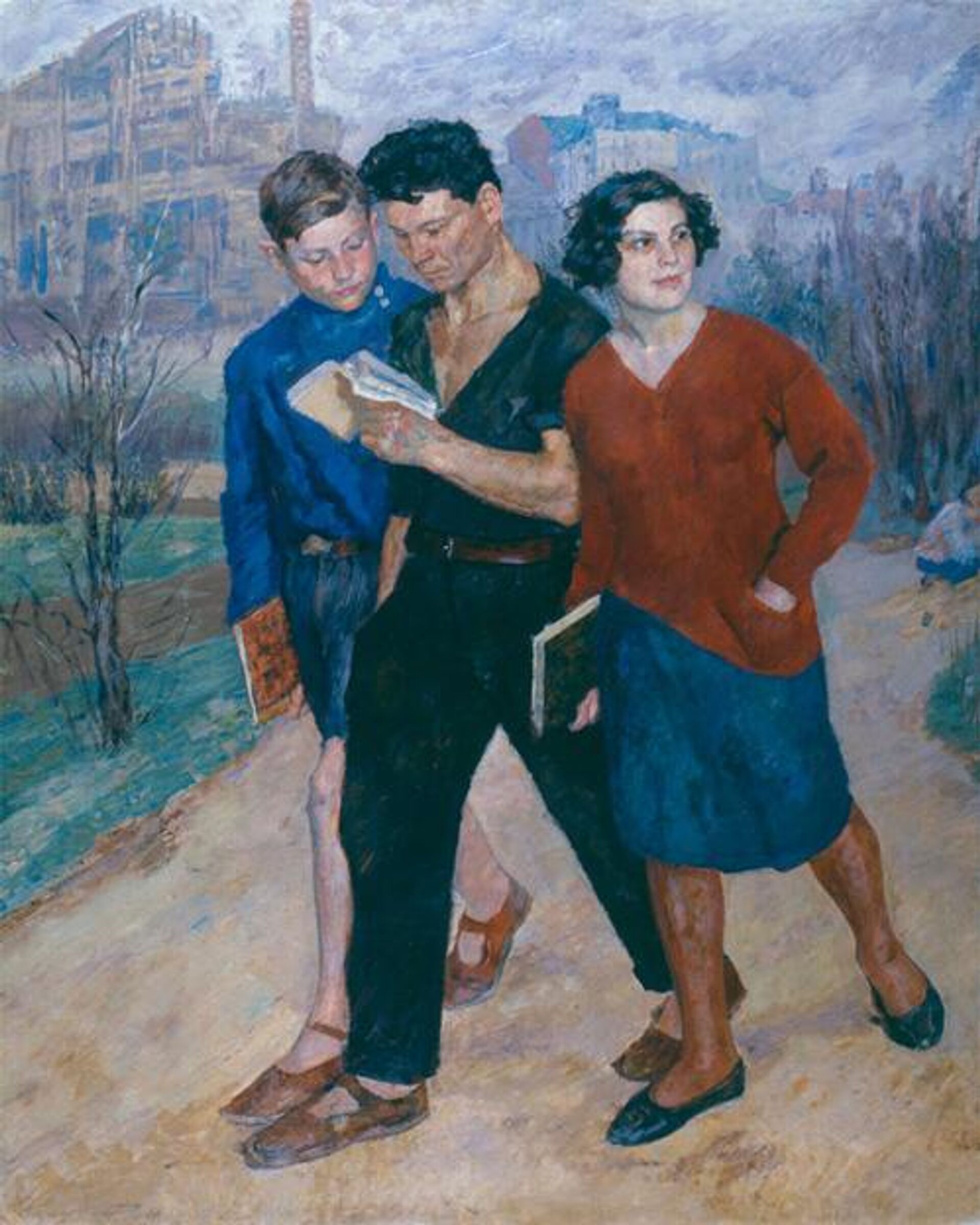 Борис Иогансон Рабфак идёт, 1928 год - РИА Новости, 1920, 30.05.2026
