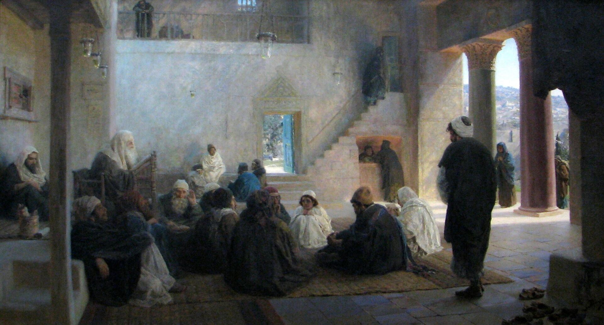 Василий Поленов Среди учителей, 1896 год, ГТГ - РИА Новости, 1920, 30.05.2026