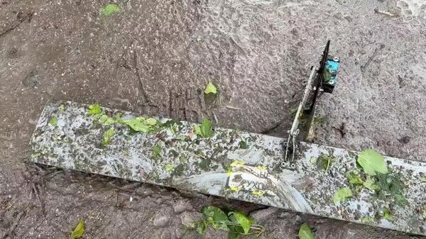 Атака украинского БПЛА на Геническ