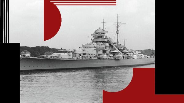 Линкор Бисмарк в 1940 году Линкор Бисмарк в 1940 году
